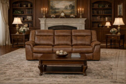 SC FURNITURE LIMITED Tan Brown Leather Gel Reclining 3 Seater + 2 Reclining Armchairs - Clifton - thumbnail 2