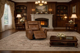 SC FURNITURE LIMITED Tan Brown Leather Gel Reclining 3 Seater + 2 Reclining Armchairs - Clifton - thumbnail 3