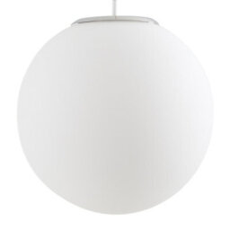 Valuelights Metropolis Modern Large White Glass Globe Ceiling Light Shade (D)24.5Cm