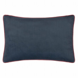 Morris & Co Seaweed Printed Velvet Feather Rich Cushion - thumbnail 3