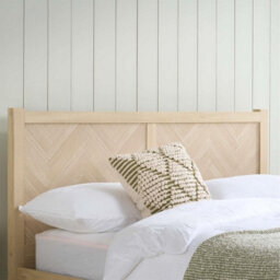 Birlea Double Bed Frame Oak Brown Wooden Herringford 4Ft 6 135Cm - thumbnail 2