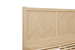 Birlea Double Bed Frame Oak Brown Wooden Herringford 4Ft 6 135Cm - thumbnail 5
