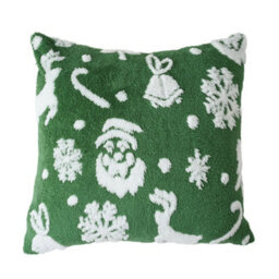 Living And Home Set Of 2 Christmas Theme Decorative Throw Pillows Washable Soft And Festive 45Cm W X 45Cm D - thumbnail 5