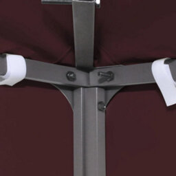 Walplus 2-Tier Gazebo Top Cover 310 G/ma 3X3 M Bordeaux - thumbnail 4