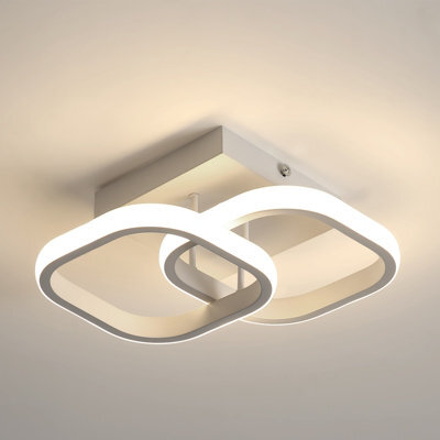 Pheashine Sleek Led Ceiling Light 19W Square 19Cm White Neutral Light 220V - image 1