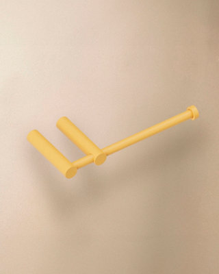 Cosmic Toilet Roll Holder, Mustard, Logic Collection - image 1