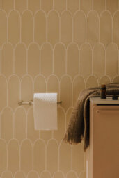Cosmic Toilet Roll Holder, Mustard, Logic Collection - thumbnail 4
