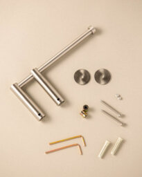 Cosmic Toilet Roll Holder, Mustard, Logic Collection - thumbnail 3