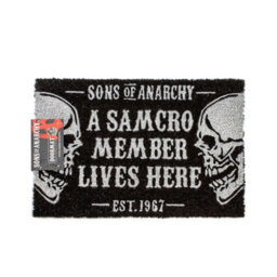 Sons Of Anarchy Door Mat Black/white (One Size)