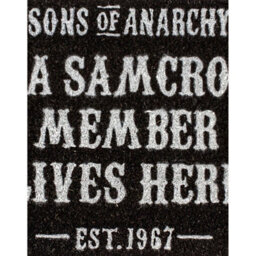 Sons Of Anarchy Door Mat Black/white (One Size) - thumbnail 2