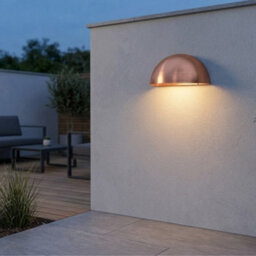 Nordlux Scorpius Outdoor Copper Wall Light Coastal/marine Safe Brown,mains - thumbnail 6