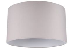 GoodHome Kpezin Light Grey Fabric Dyed Circular Light Shade (D)40Cm - thumbnail 2