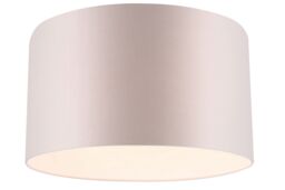 GoodHome Kpezin Light Grey Fabric Dyed Circular Light Shade (D)40Cm - thumbnail 3