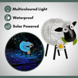 Smart Garden Solar Dolly The Sheep Silhouette Light Garden Light Figure Ornament - thumbnail 6
