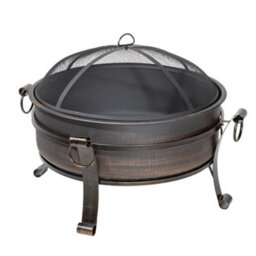 Loops Versatile Round Fire Pit Wood Burner And Coffee Table Set For Outdoor Gatherings - thumbnail 8