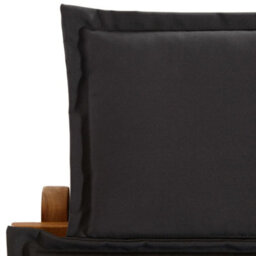Walplus Sun Lounger With Dark Grey Cushions Solid Wood Acacia - thumbnail 9