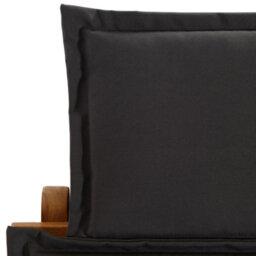 Walplus Sun Lounger With Dark Grey Cushions Solid Wood Acacia - thumbnail 6