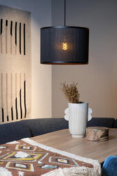 Lucide Tagalog Scandinavian Pendant Light 40Cm - 1Xe27 - Black - thumbnail 4