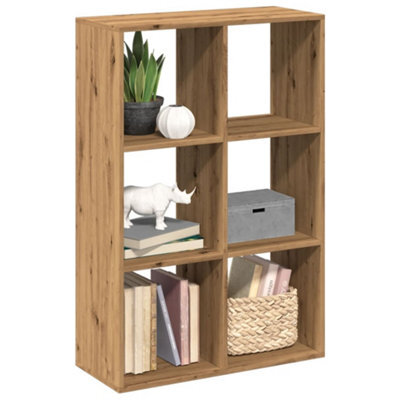 Berkfield Room Divider Bookcase Artisan Oak 69.5X29X103.5 Cm Engineered Wood - image 1