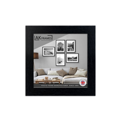 "AK Frames 9X9"" Black  Poster Frame - Modern Picture Frame For Wall Art, Prints And Photos - Durable And Stylish Display Frame" - image 1