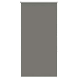 Berkfield Durable Roller Blind Blackout Grey 75X130 Cm Fabric Width 70.7 Cm Polyester