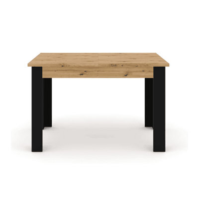 Arte Modern Nuka Extending Dining Table In Oak Artisan W1200/1600mm X H760mm X D800mm - image 1