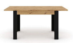 Arte Modern Nuka Extending Dining Table In Oak Artisan W1200/1600mm X H760mm X D800mm - thumbnail 2