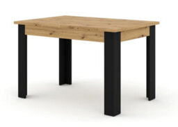 Arte Modern Nuka Extending Dining Table In Oak Artisan W1200/1600mm X H760mm X D800mm - thumbnail 3