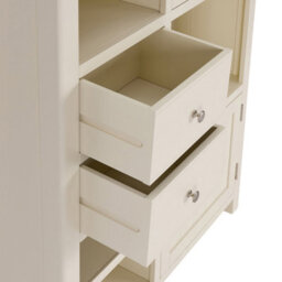 The Furniture Market Marbury Cream Painted High Open Display Shelf Unit Bookcase - thumbnail 7