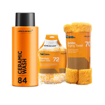 Mclaren Ceramic Wash 500Ml + Microfibre Wash Mitt + Jumbo Drying Towel - image 1