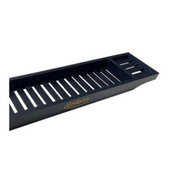 Bamboo Wood Bath Tub Rack Bathroom Shelf Tidy Tray Storage Caddy Organiser Black - thumbnail 3