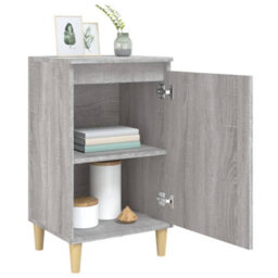 Berkfield Bedside Cabinet Grey Sonoma 40X35X70 Cm Engineered Wood - thumbnail 4