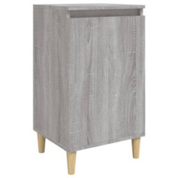 Berkfield Bedside Cabinet Grey Sonoma 40X35X70 Cm Engineered Wood - thumbnail 2
