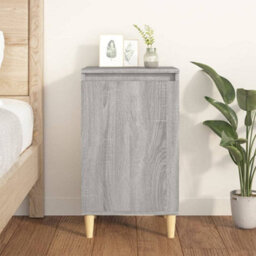 Berkfield Bedside Cabinet Grey Sonoma 40X35X70 Cm Engineered Wood - thumbnail 1