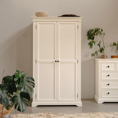 Statement Furniture Gainsborough Vintage Cream Double Wardrobe - image 1