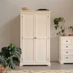 Statement Furniture Gainsborough Vintage Cream Double Wardrobe - thumbnail 1