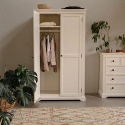 Statement Furniture Gainsborough Vintage Cream Double Wardrobe - thumbnail 3