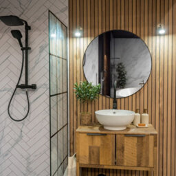 Valuelights Benton Antique Brass Single Ip44 Bathroom Wall Spotlight And Warm Bulb - thumbnail 4