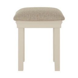 The Furniture Market Wilmslow Dove Grey Painted Dressing Table Stool - thumbnail 5
