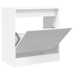 Berkfield Shoe Cabinet White 60X34X63.5 Cm Engineered Wood - thumbnail 2