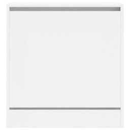 Berkfield Shoe Cabinet White 60X34X63.5 Cm Engineered Wood - thumbnail 5