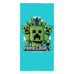 Character World Minecraft Movie Kids Beach Towel Swimming Bath Pool Blue Towel 140Cm X 70Cm - thumbnail 6