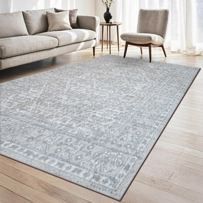 Homeart Traditional Area Rug , Super Soft & Sustainable Woven Neutral Carpet Durable Indoor Rug Medium Beige 60X110 - image 1