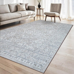 Homeart Traditional Area Rug Super Soft Sustainable Woven Neutral Carpet Durable Indoor Rug Medium Beige 60X110