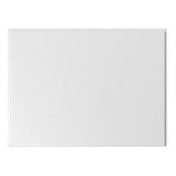 Homestylestore White 1675 X 850mm Bathroom Left Hand Curved P Shape Shower Bath With Side Panel And End Panel - thumbnail 4
