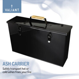 Valiant Fireside Ash And Pellet Carrier Box With Firelighter Container And Match Storage Box - thumbnail 2