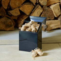 Valiant Fireside Ash And Pellet Carrier Box With Firelighter Container And Match Storage Box - thumbnail 4