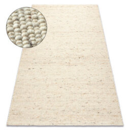 RugsX Nepal 2100 Beige Carpet - Woolen, Double-Sided, Natural  80X150 Cm - thumbnail 1