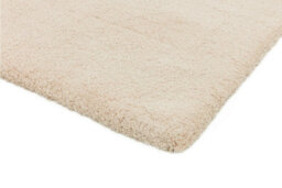 Ivory Plain Shaggy Modern Easy To Clean Living Room Bedroom & Dining Room Rug-120Cm X 170Cm - thumbnail 3