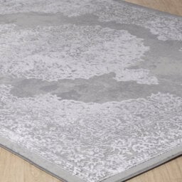 Livabliss Lustro-Vintage Grey Off-White Beige Traditional Boho Living Dining Bedroom Rug 80 X 150 Cm Easy Care, Non Shedding - thumbnail 6